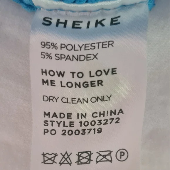 Sheike blue skirt size 8 - Picture 5 of 5